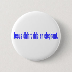 Jesus Red inte på Elefant Krockstöd Knapp