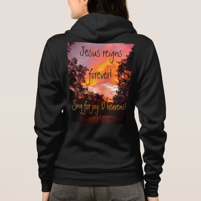 Jesus regerar för evigt t shirt (Baksida)
