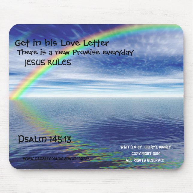 Jesus Regler Mousepad Musmatta (Framsidan)