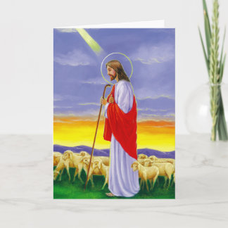 Jesus religiös påsk helgkort
