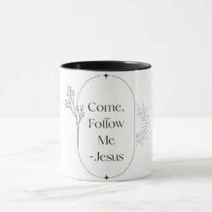 Jesus Religiösa Kom Följ mig Coffee Mugg