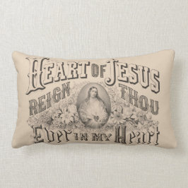 Jesus Religiösa Vintage katolik Lumbarkudde