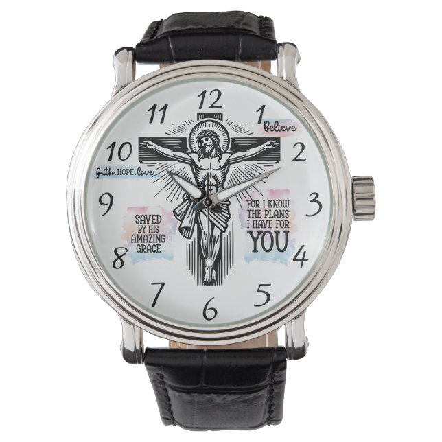 Jesus representation vid Kor Armbandsur (Framsida)