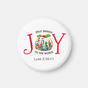 JESUS RESA TILL VÄRLDEN Christian Jul Magnet