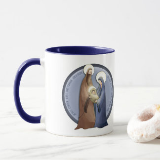 Jesus resonerar för säsongkaffemuggen mugg
