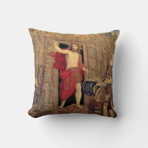 Jesus Resurrection Pillow Kudde