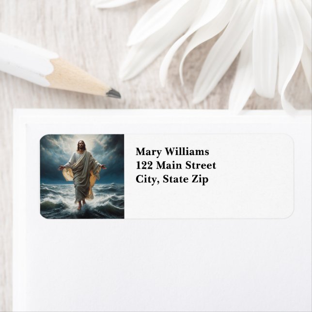 Jesus Returadress Etikett (Insitu)