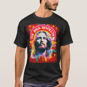 Jesus Revolution 2.0 Psykedelisk kristen T Shirt