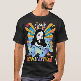 Jesus-Revolution Bible Verse Christian Church Retr T Shirt