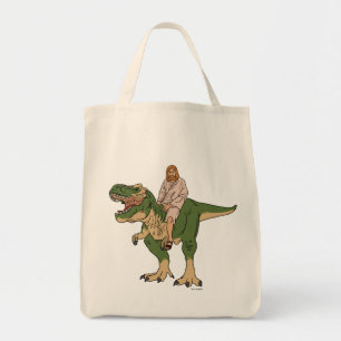 Jesus Riding T-Rex Tygkasse