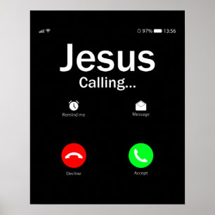 Jesus ringer poster