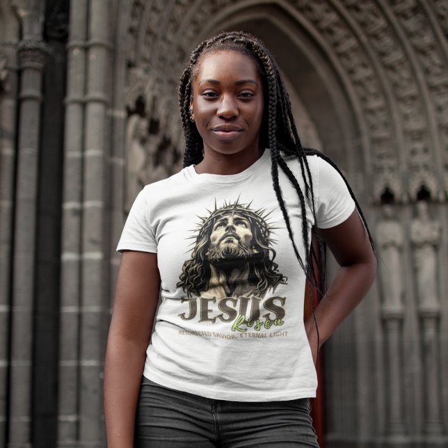 Jesus Risen - Jesus Kristus konstnärlighet T Shirt (Skapare uppladdad)