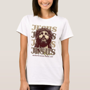 Jesus Risen - Jesus Kristus konstnärlighet T Shirt