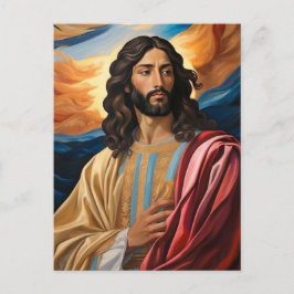 *~* Jesus Robe Planet Universe Earth AP50 Cosmos Vykort