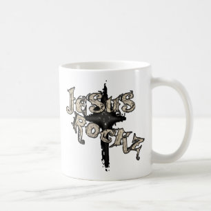 Jesus Rockz Christian Kaffemugg