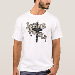 Jesus Rockz Christian T Shirt