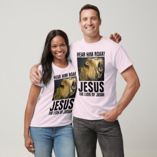 JESUS RÖRANDE LEJONA AV JUDAH, T-SHIRTS