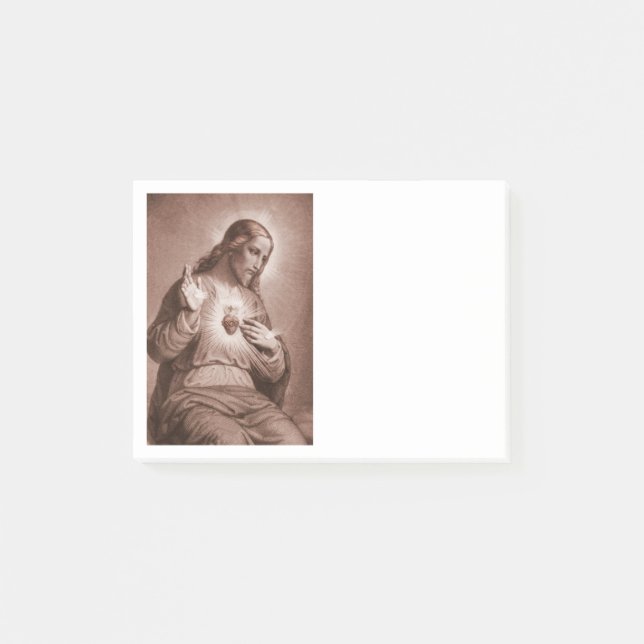 Jesus rörde hans hjärta post-it block (Framsida)