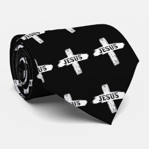 Jesus Ruged Kor Neck Tie Slips