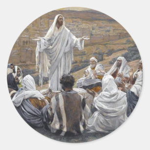 Jesus Runt Klistermärke
