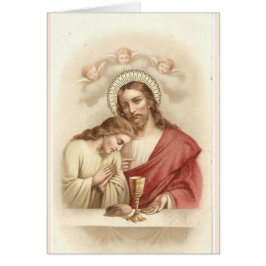 Jesus & S:t Johannes Aposteln Bön OBS Kort