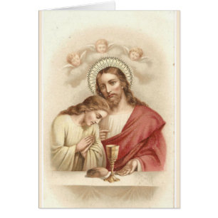 Jesus & S:t Johannes Aposteln Bön OBS Kort