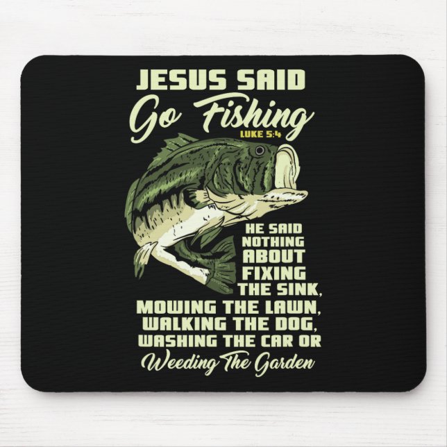 Jesus sa att fiska Fiskberättelse Bibeln Fiske B F Musmatta (Framsidan)