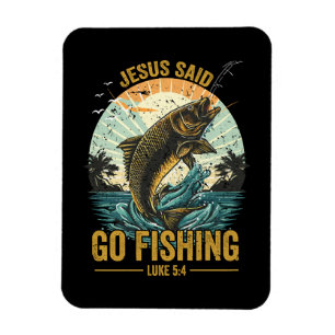 Jesus sa att fiska Lukas 5 4 Magnet