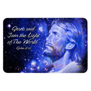 Jesus sa att jag är WorldJohn 8:12 Magnet