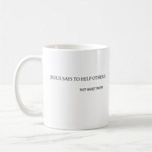 Jesus säger kaffemugg