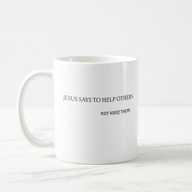 Jesus säger kaffemugg (Vänster)