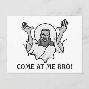 Jesus säger Kom till mig Bro Vykort