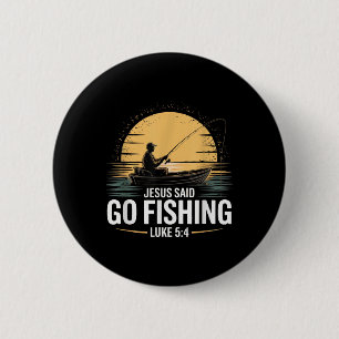 Jesus Said Go Fishing Christian Fisherman Bible Ve Knapp