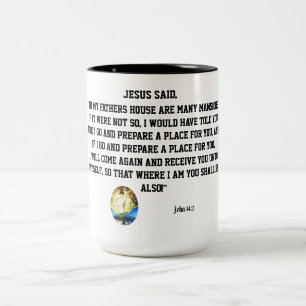 JESUS SAID Två-Tonad MUGG