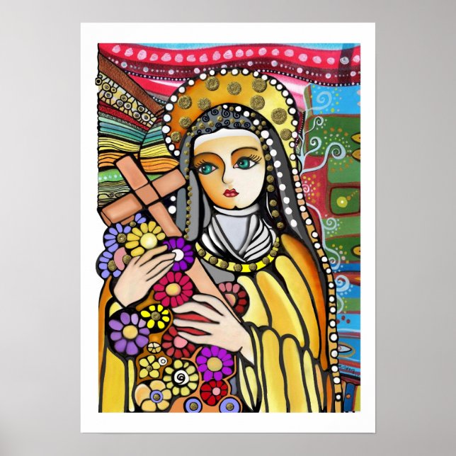 Jesus Saint Teresa Poster (Framsidan)