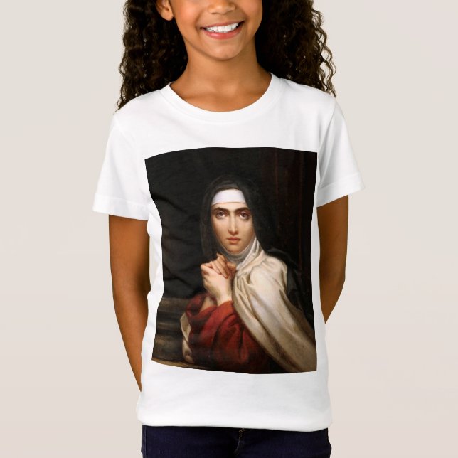 Jesus Saint Teresa T Shirt (Framsida)