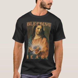 JESUS SAKRAL BLÖDA HJÄRTA T-SHIRT