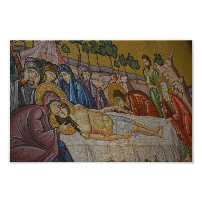 Jesus sällsynt fotomålning fototryck (Framsidan)