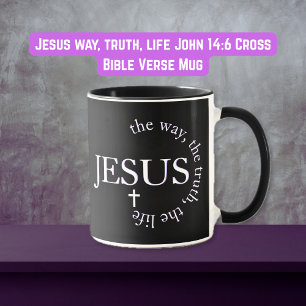 Jesus, sanning, livet John 14:6 Kor Mugg