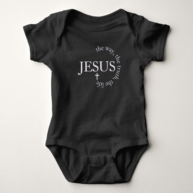 Jesus, sanning, livet John 14:6 Kor T Shirt (Framsida)