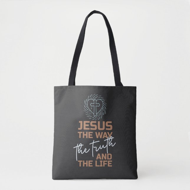 Jesus sanningen och livet tygkasse (Framsida)