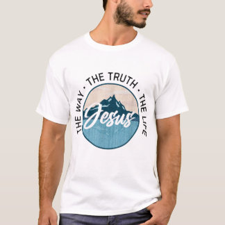Jesus sanningen om livet kristna t shirt