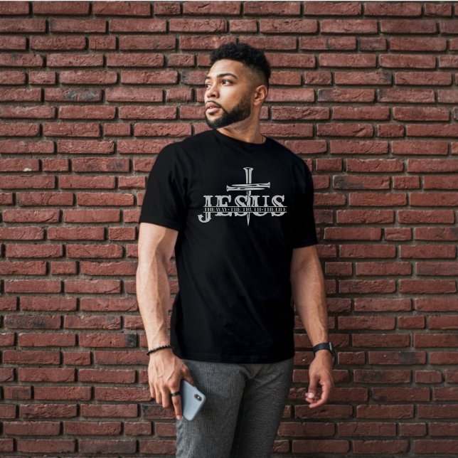 Jesus sanningen om livet kristna t shirt (Skapare uppladdad)