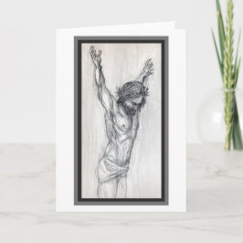 "Jesus sans Kor." Kort för hälsning