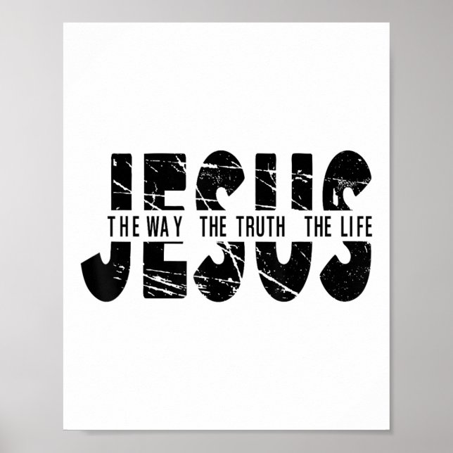 Jesus Santit Life Women Manar Kids Christian Poster (Framsidan)