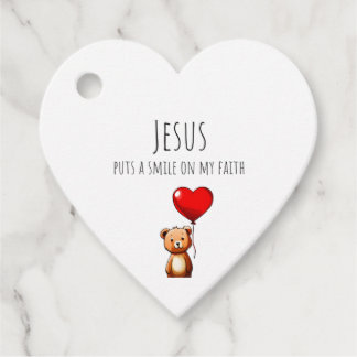 Jesus sätter en mil på mina favorittaggar och favo gåvor etiketter