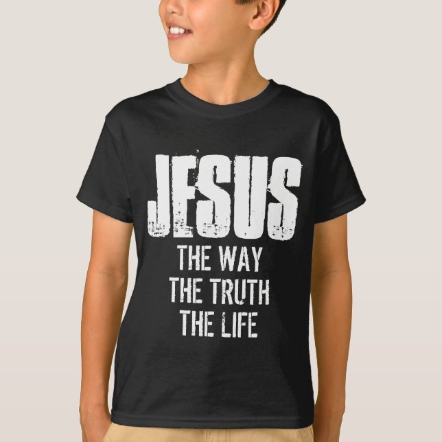 JESUS SÄTTET FÖR LIVET T-Shirt (Framsida)