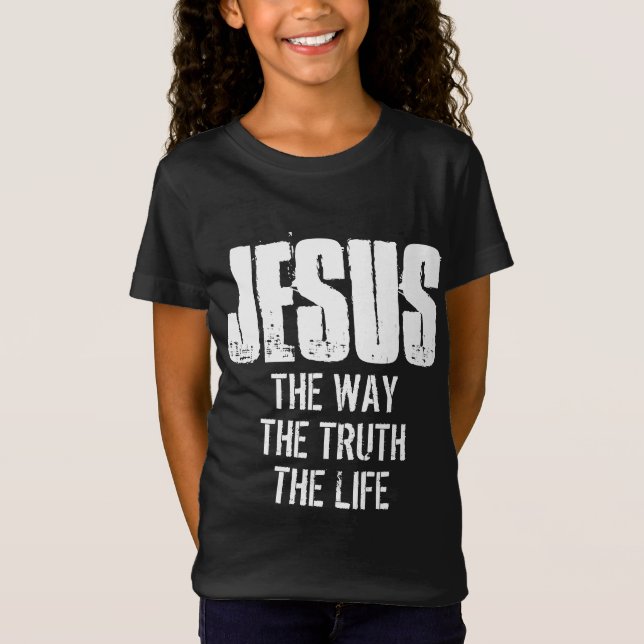 JESUS SÄTTET FÖR LIVET T-Shirt (Framsida)