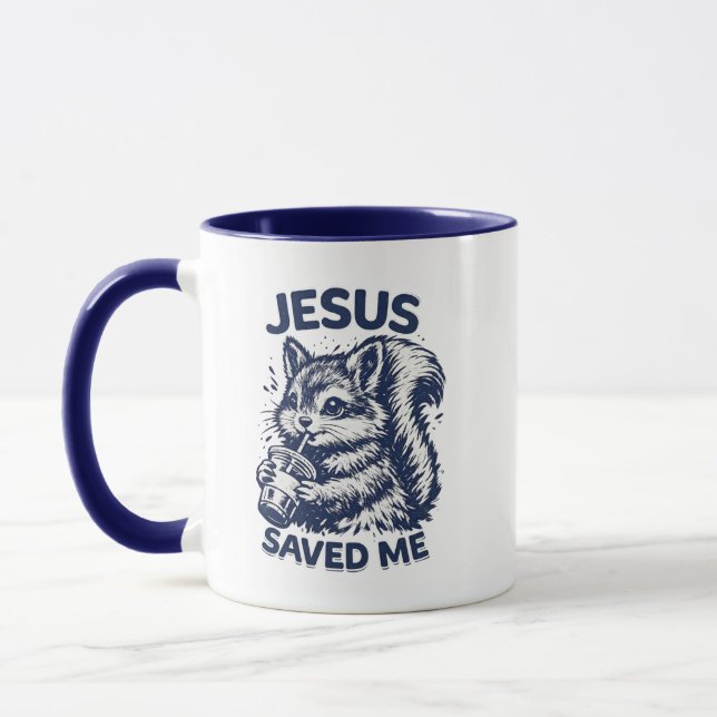 JESUS Saved Me Mugg (Vänster)