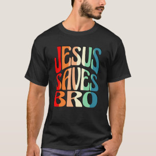JESUS SAVES BRO VINTAGE T SHIRT